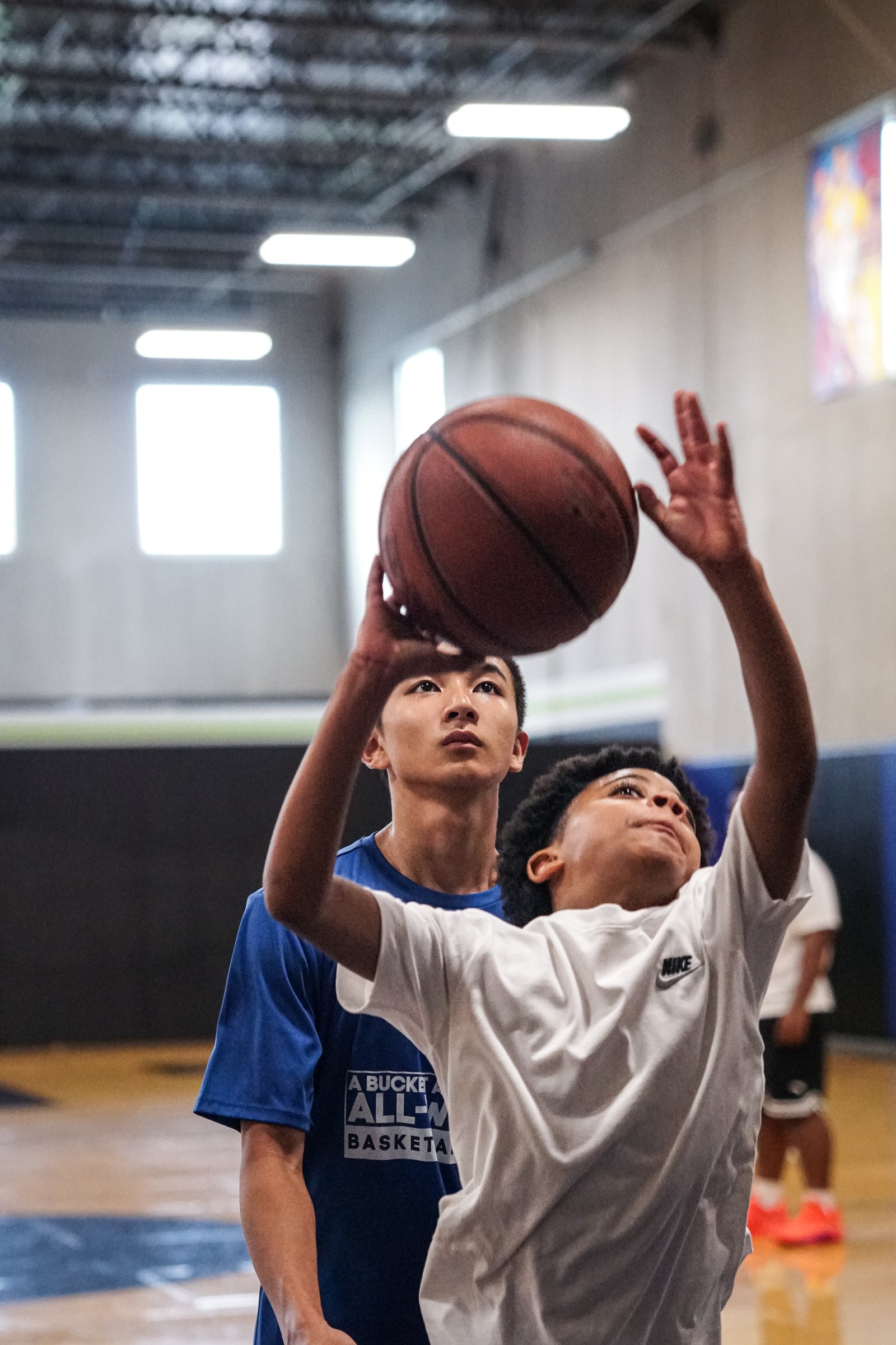 young basketballer at thrivecamps